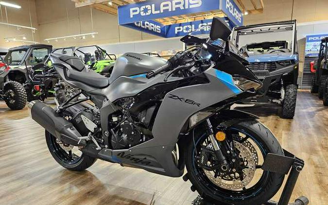2025 Kawasaki Ninja ZX-6R Metallic Matte Dark Gray/Ebony - 108787