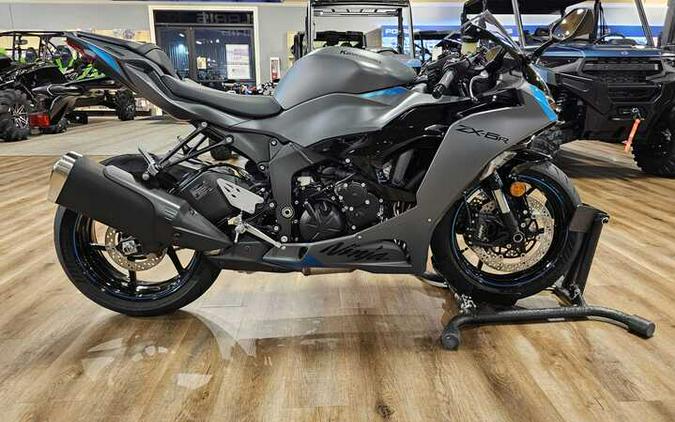 2025 Kawasaki Ninja ZX-6R Metallic Matte Dark Gray/Ebony - 108787