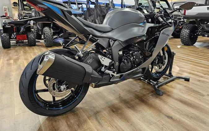 2025 Kawasaki Ninja ZX-6R Metallic Matte Dark Gray/Ebony - 108787