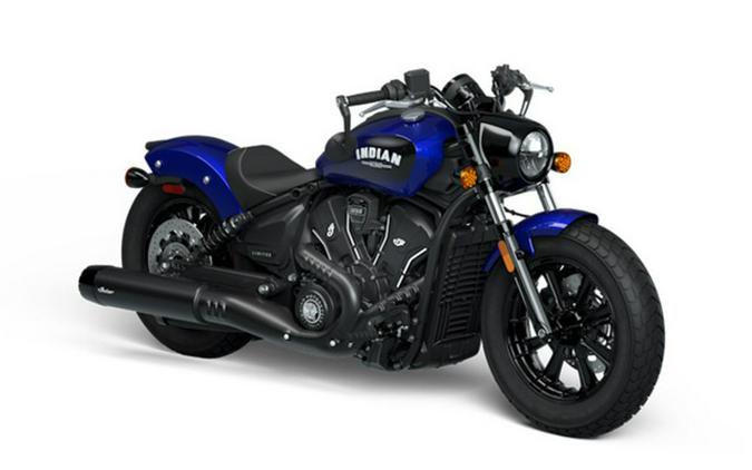 2025 Indian Scout Bobber Limited +Tech Spirit Blue Metallic