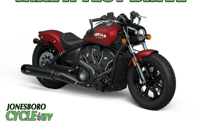 2025 Indian Scout Bobber Limited +Tech Sunset Red Smoke