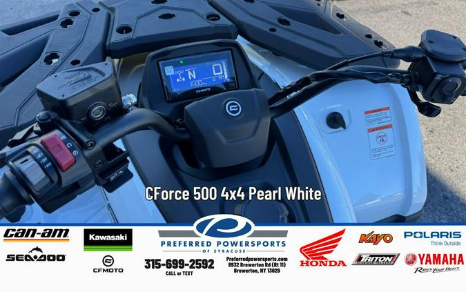 2026 CFMOTO CForce 500 Pearl White