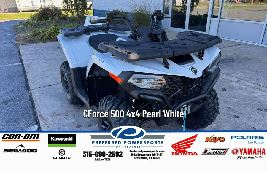 2026 CFMOTO CForce 500 Pearl White