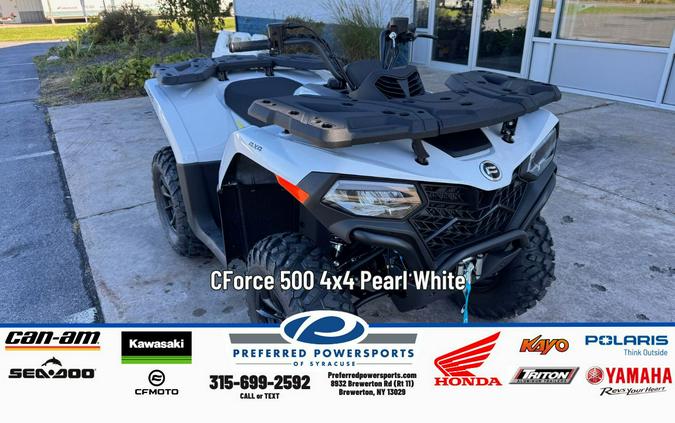 2026 CFMOTO CForce 500 Pearl White