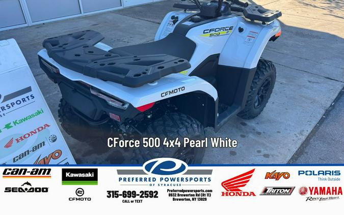 2026 CFMOTO CForce 500 Pearl White