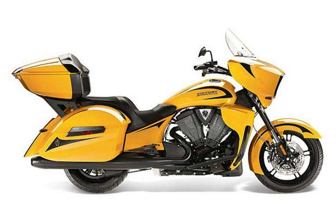 2013 Victory Motorcycles® Cory Ness Cross Country Tour® Gold Digger Pearl W/ Ness Graphics