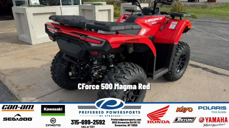 2026 CFMOTO CForce 500S Magma Red