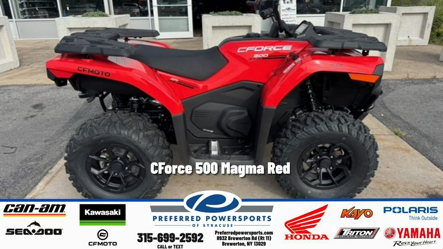 2026 CFMOTO CForce 500S Magma Red
