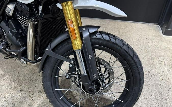 2026 Triumph Scrambler 400 XC Vanilla White