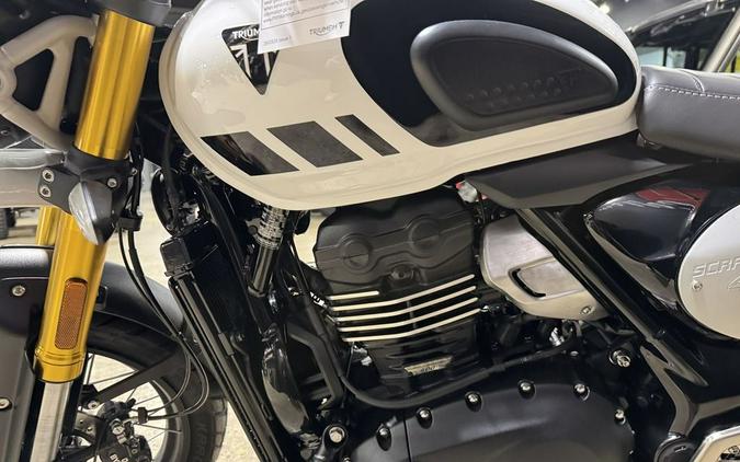 2026 Triumph Scrambler 400 XC Vanilla White