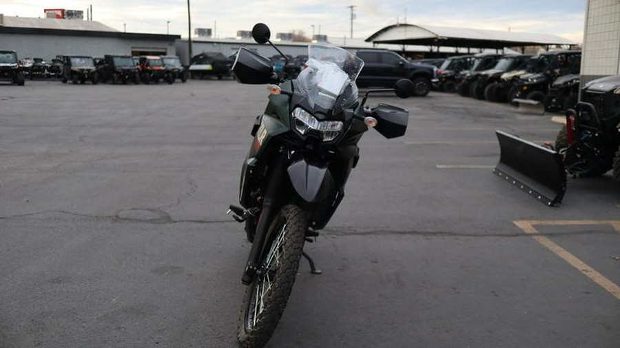 2025 Kawasaki KLR®650 Metallic Matte Old School Green ABS