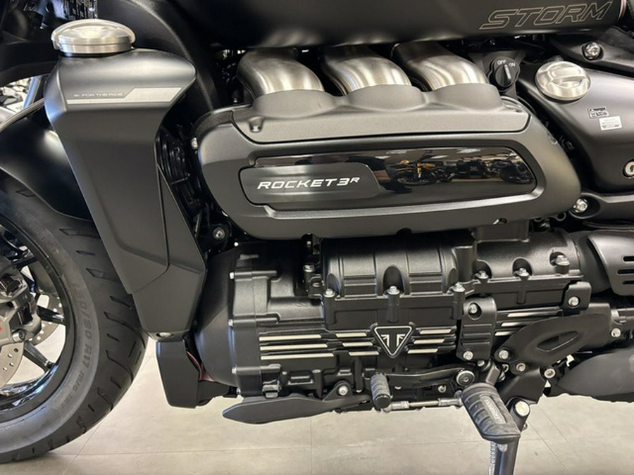 2026 Triumph Rocket 3 Storm R Satin Baja Orange Matt Sapphire