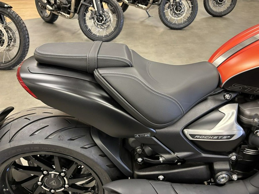 2026 Triumph Rocket 3 Storm R Satin Baja Orange Matt Sapphire