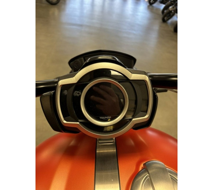2026 Triumph Rocket 3 Storm R Satin Baja Orange Matt Sapphire