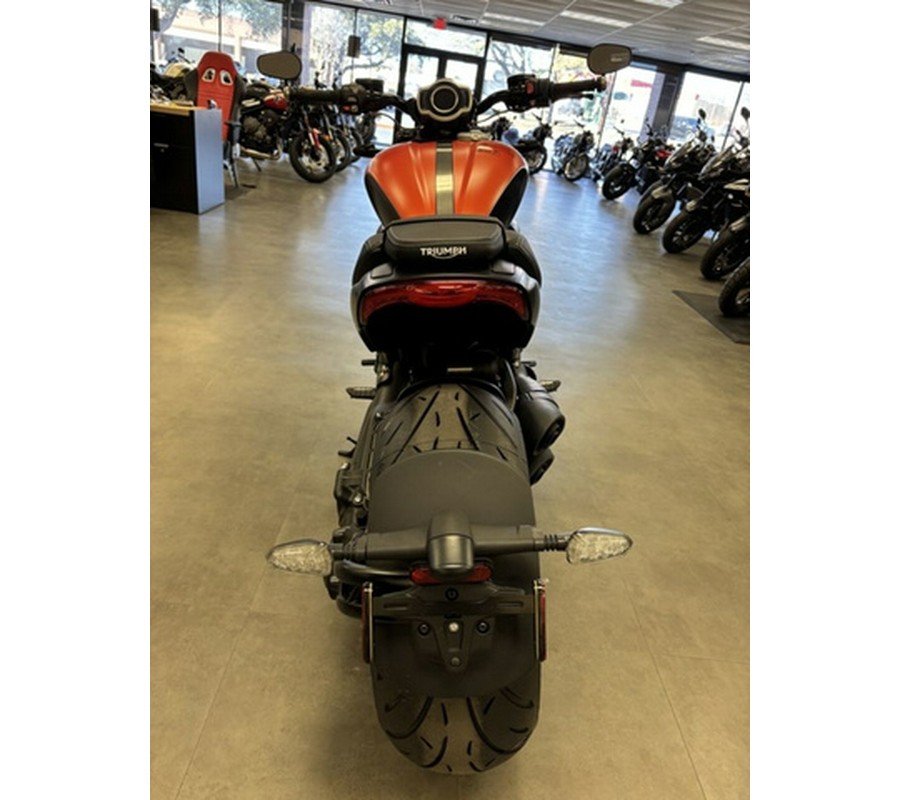 2026 Triumph Rocket 3 Storm R Satin Baja Orange Matt Sapphire