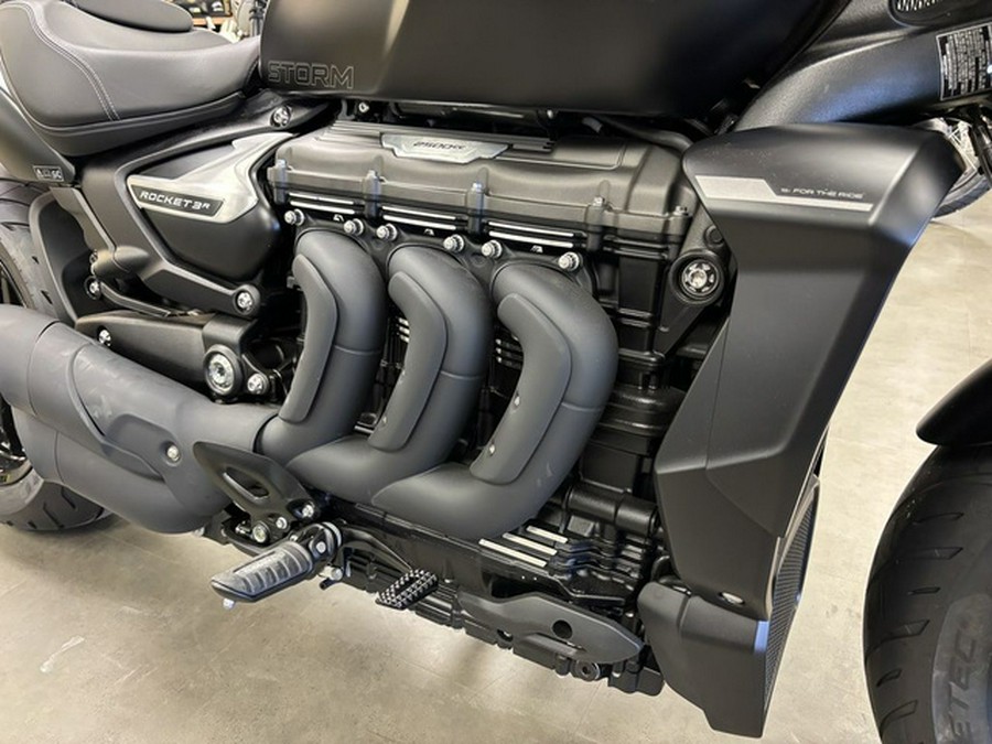 2026 Triumph Rocket 3 Storm R Satin Baja Orange Matt Sapphire