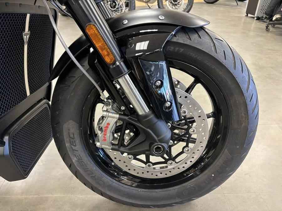 2026 Triumph Rocket 3 Storm R Satin Baja Orange Matt Sapphire