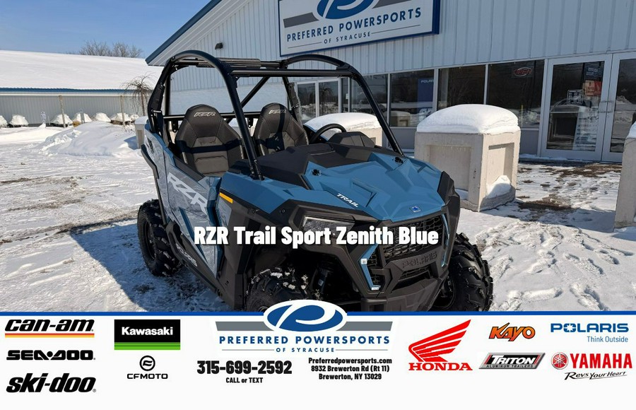 2026 Polaris RZR Trail Sport Zenith Blue