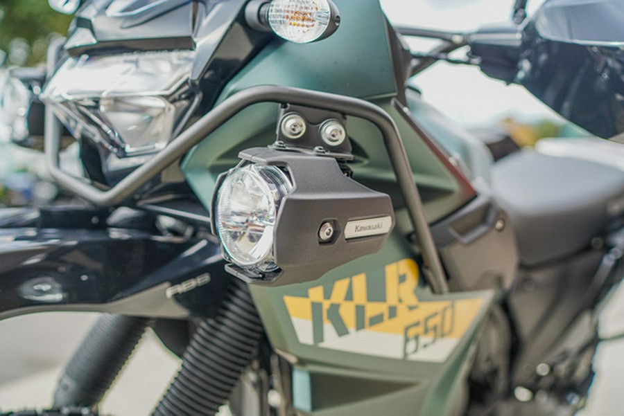 2026 Kawasaki KLR650 Adventure ABS Cypher Camo Beige
