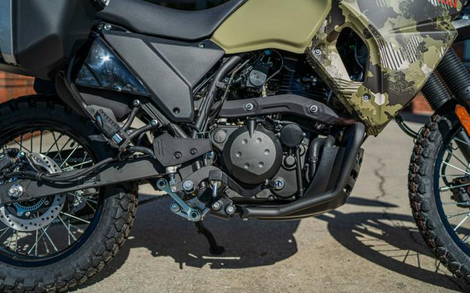 2026 Kawasaki KLR650 Adventure ABS Cypher Camo Beige