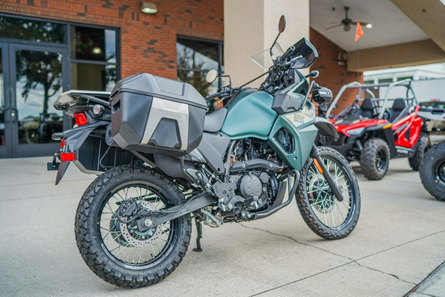 2026 Kawasaki KLR650 Adventure ABS Cypher Camo Beige