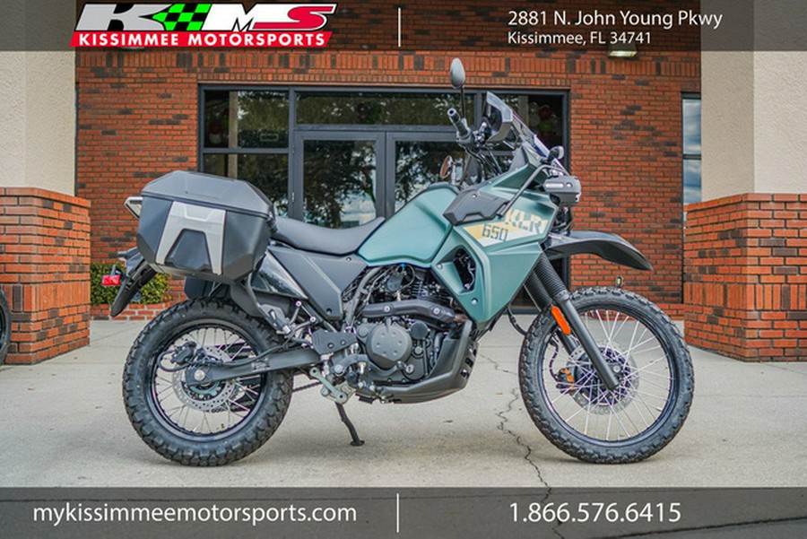 2026 Kawasaki KLR650 Adventure ABS Cypher Camo Beige