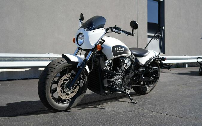 2019 Indian Motorcycle Scout Bobber ABS White Smoke