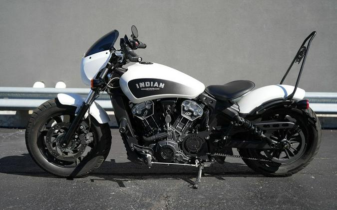 2019 Indian Motorcycle Scout Bobber ABS White Smoke