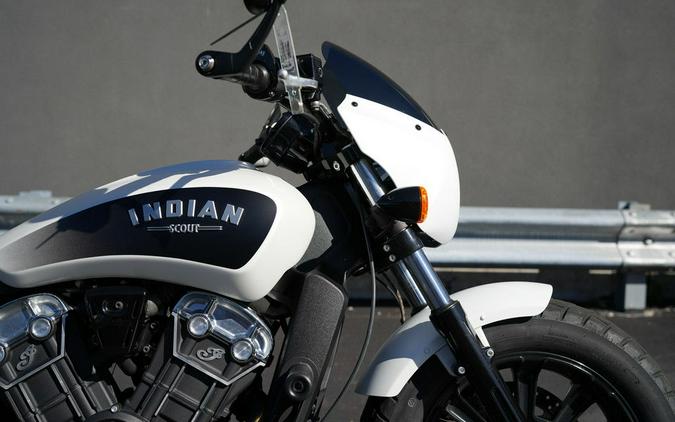 2019 Indian Motorcycle Scout Bobber ABS White Smoke