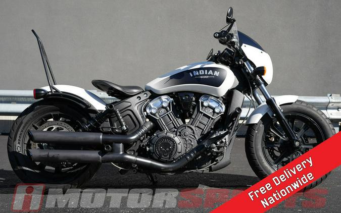 2019 Indian Motorcycle Scout Bobber ABS White Smoke