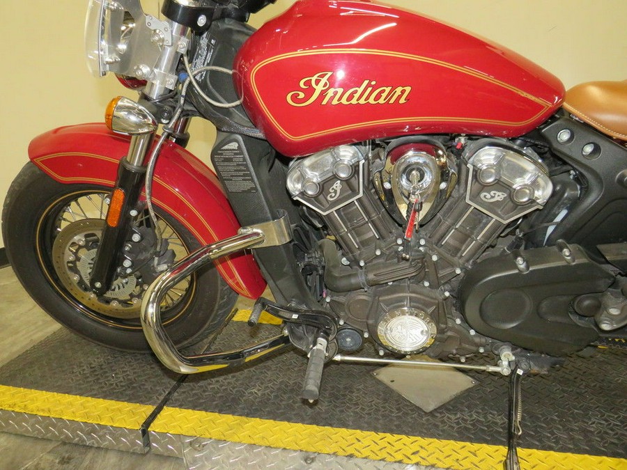2020 Indian Motorcycle® Scout® 100th Anniversary Indian Red with Gold trim