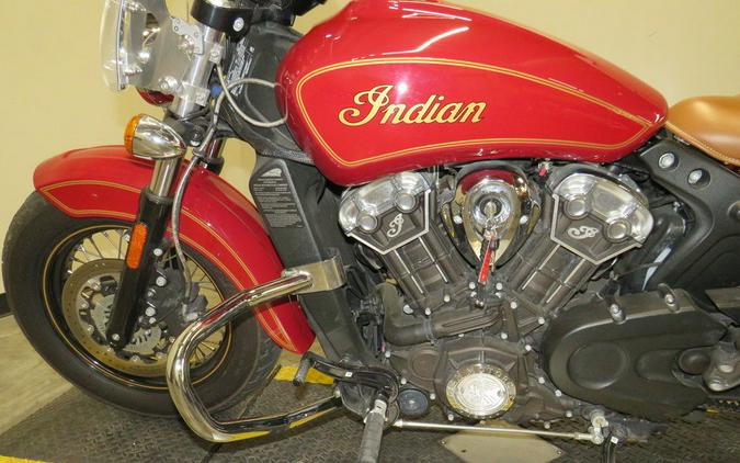 2020 Indian Motorcycle® Scout® 100th Anniversary Indian Red with Gold trim