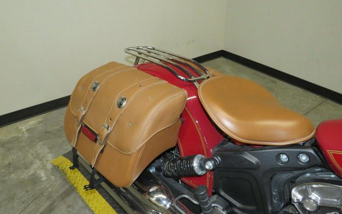 2020 Indian Motorcycle® Scout® 100th Anniversary Indian Red with Gold trim