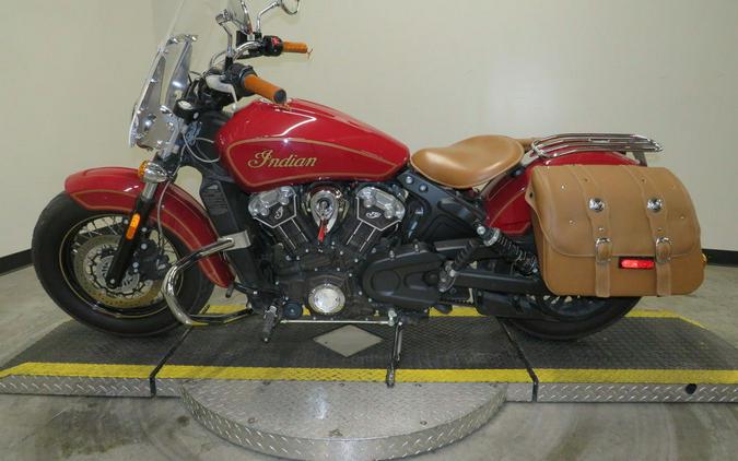 2020 Indian Motorcycle® Scout® 100th Anniversary Indian Red with Gold trim