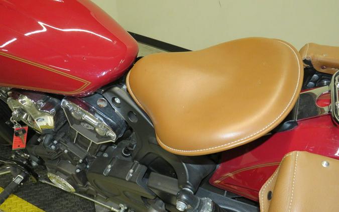 2020 Indian Motorcycle® Scout® 100th Anniversary Indian Red with Gold trim