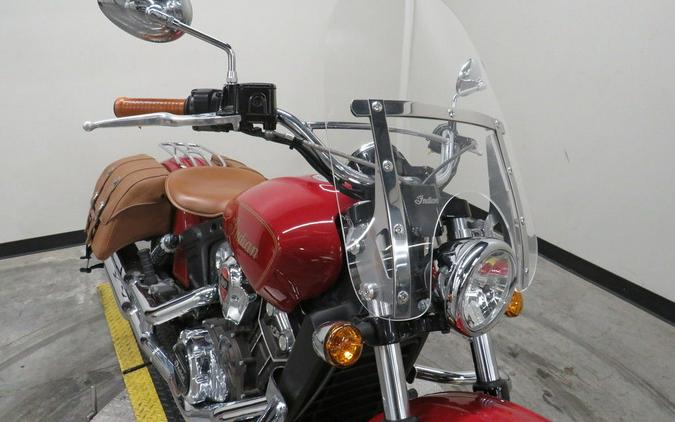 2020 Indian Motorcycle® Scout® 100th Anniversary Indian Red with Gold trim