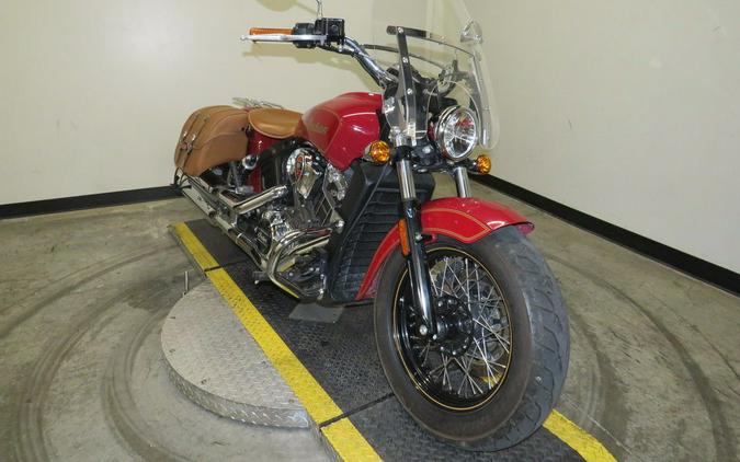 2020 Indian Motorcycle® Scout® 100th Anniversary Indian Red with Gold trim