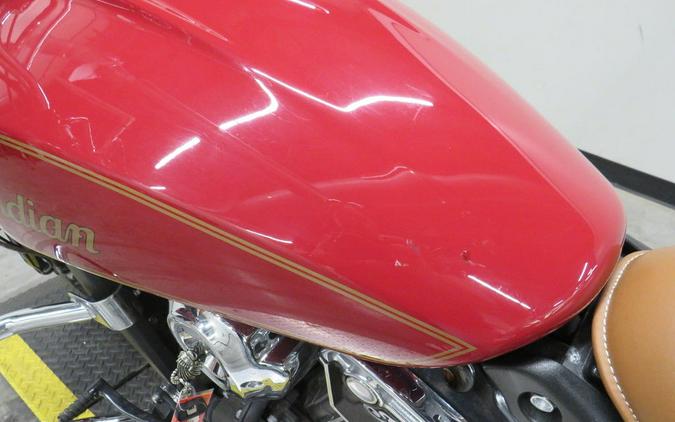 2020 Indian Motorcycle® Scout® 100th Anniversary Indian Red with Gold trim