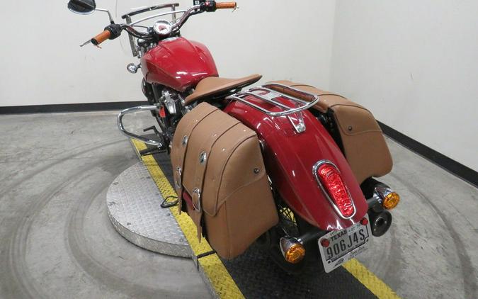 2020 Indian Motorcycle® Scout® 100th Anniversary Indian Red with Gold trim