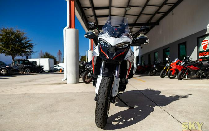 2023 Ducati Multistrada V4 S Iceberg White Alloy Wheels TravelRadar