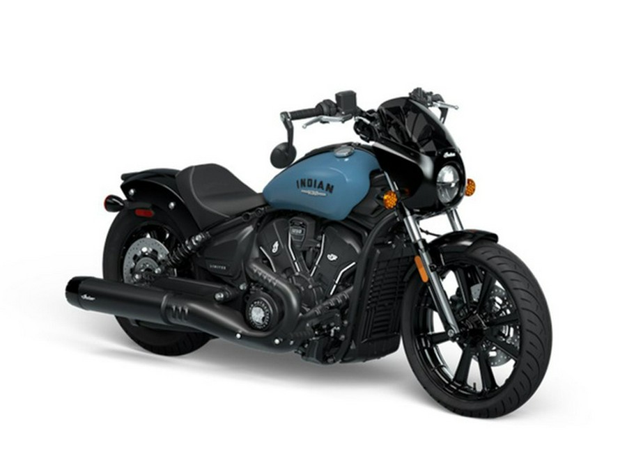 2025 Indian Sport Scout Limited +Tech Storm Blue