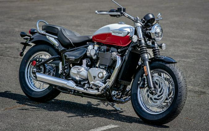 2025 Triumph Bonneville Speedmaster Snowdonia Cranberry Red