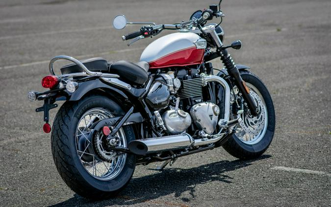 2025 Triumph Bonneville Speedmaster Snowdonia Cranberry Red