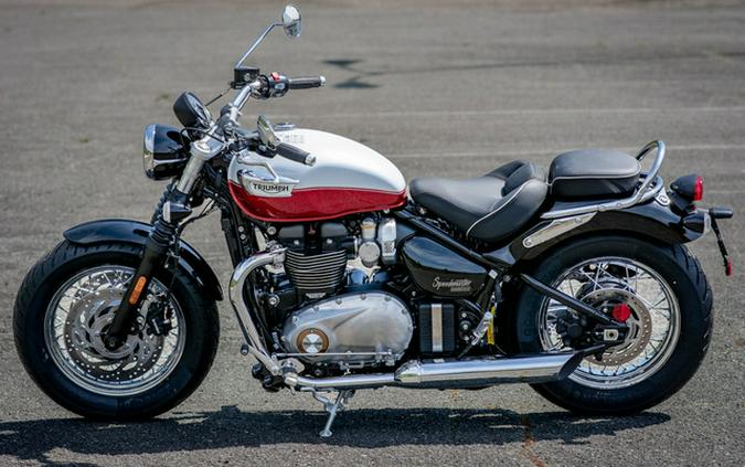 2025 Triumph Bonneville Speedmaster Snowdonia Cranberry Red