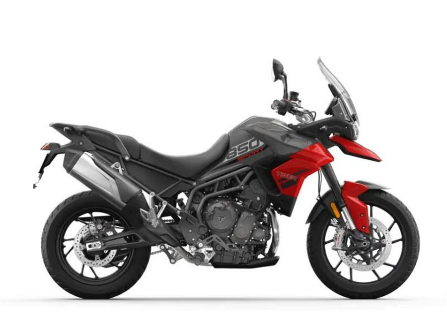 2024 Triumph Tiger 850 Sport Graphite/Diablo Red