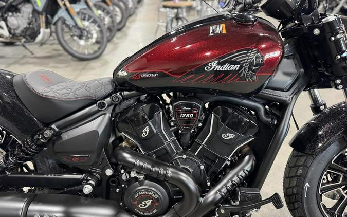 2026 Indian Motorcycle® Scout Bobber 125th Anniversary Edition 125th Anniversary Red with Black Cry