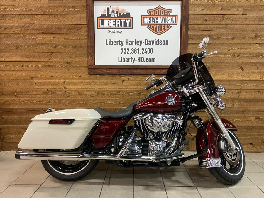 2008 Harley-Davidson Road King Classic Crimson Red Sunglo698 FLHRC