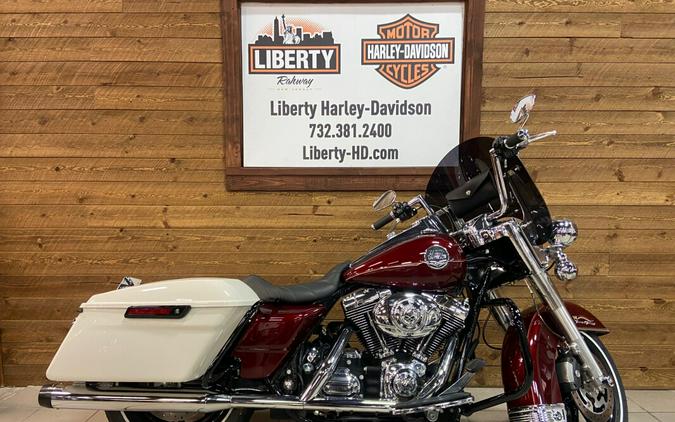 2008 Harley-Davidson Road King Classic Crimson Red Sunglo698 FLHRC