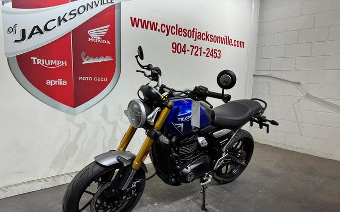 2024 Triumph Speed 400 Caspian Blue / Storm Grey