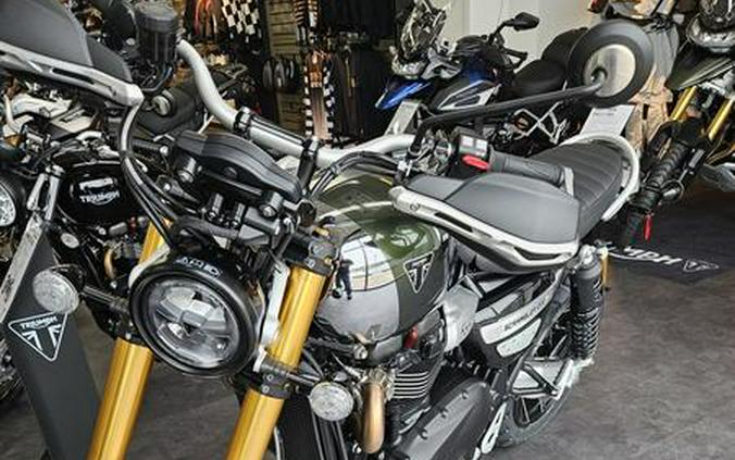 2023 Triumph Scrambler 1200 XE Chrome Edition Brooklands Green